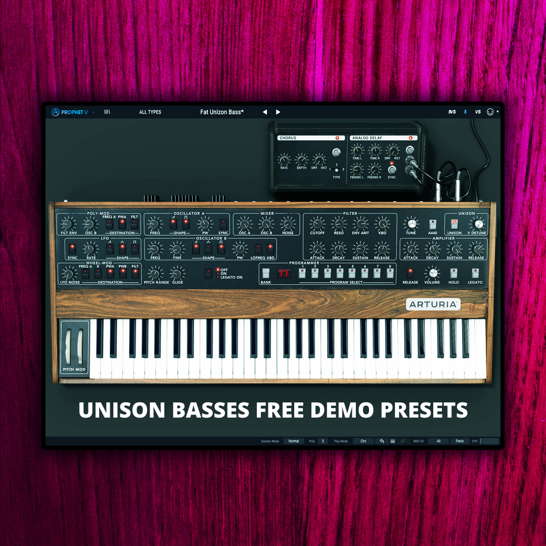 UNISON BASSES FREE PRESETS